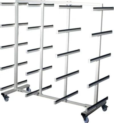 Chariot de stockage profil horizontal