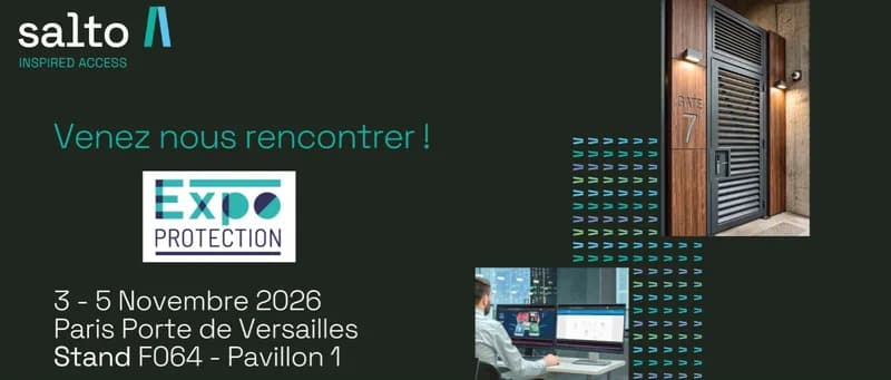 Salto Systems à Expoprotection 2026 : nouveautés en avant-première au stand F064 — visuel 1