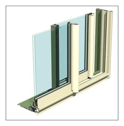 coulissant, askey, aluminium, alu, rail inox, seuil pmr
