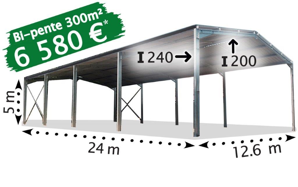 Essentiel Galva 300m² en 12.6 de large